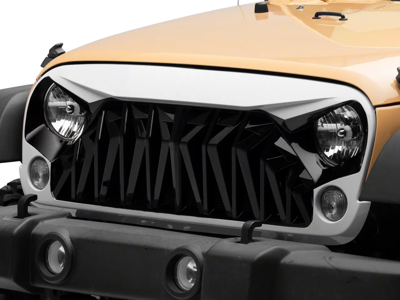 Jeep Wrangler 7-Inch Blue Halo LED Headlights; Black Housing