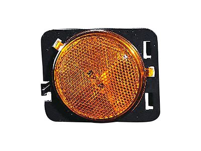 Replacement Side Marker Light; Amber; Driver Side (07-18 Jeep Wrangler JK)