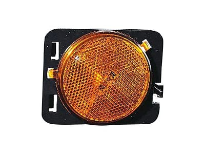 CAPA Replacement Side Marker Light; Amber; Passenger Side (07-18 Jeep Wrangler JK)