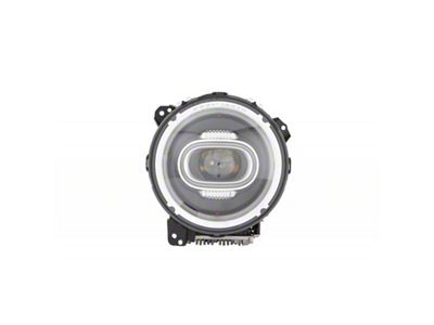 Skyline Elite Headlights; Black Housing; Clear Lens (18-25 Jeep Wrangler JL)