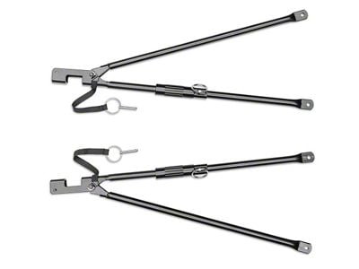 Soft Top Spreader Bar; Adjustable (87-95 Jeep Wrangler YJ)