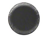 Spare Tire Cover with Camera Port; Solid Black (18-25 Jeep Wrangler JL)