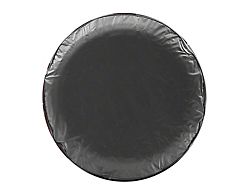 Spare Tire Cover with Camera Port; Solid Black (18-25 Jeep Wrangler JL)