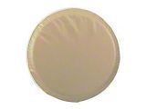 Spare Tire Cover with Camera Port; Solid Tan (18-25 Jeep Wrangler JL)