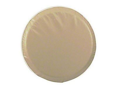 Spare Tire Cover with Camera Port; Solid Tan (18-25 Jeep Wrangler JL)