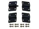 Spare Tire Riser Kit; Texturized Black (18-26 Jeep Wrangler JL)