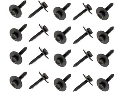 Splash Shield Retaining Self-Tapping Bolt; M4-1.59 x 25mm; 2-Pieces (18-25 Jeep Wrangler JL)