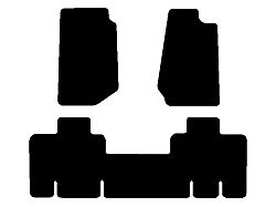 Sport Touring Cutpile Front and Rear Floor Mats; Black (14-18 Jeep Wrangler JK 4-Door)