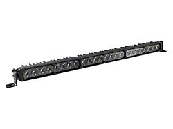 SS30 Sport Single Row LED Light Bar with Amber Backlight; White Spot (Universal; Some Adaptation May Be Required)