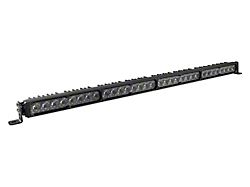 SS40 Pro Single Row LED Light Bar with Amber Backlight; White Combo (Universal; Some Adaptation May Be Required)