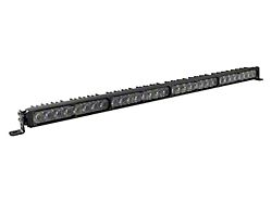 SS40 Pro Single Row LED Light Bar with Amber Backlight; White Flood (Universal; Some Adaptation May Be Required)