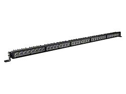 SS50 Pro Single Row LED Light Bar with Amber Backlight; White Combo (Universal; Some Adaptation May Be Required)