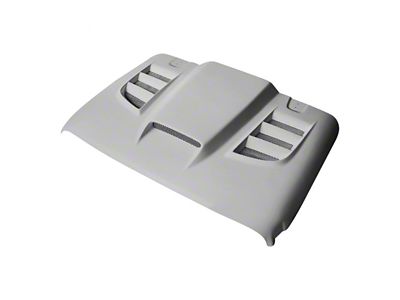 SSK Style Ram Air Hood; Unpainted (18-25 Jeep Wrangler JL)