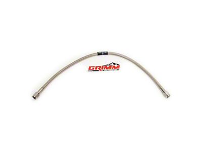 Stainless Steel Braided Air Hose; 20-Inch