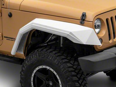 Stealth Fenders; Fiberglass (07-18 Jeep Wrangler JK)