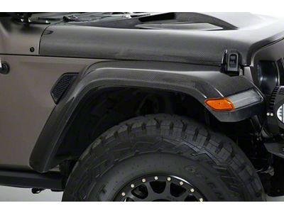 Stealth Fenders; Fiberglass (18-25 Jeep Wrangler JL)