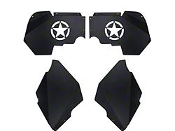 Steel Inner Fender Liners; Front (07-18 Jeep Wrangler JK)