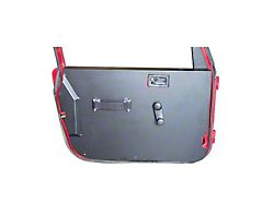 Steel Interior Door Panels; Black (97-06 Jeep Wrangler TJ w/ Full Doors)