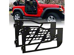 Steel Tube Doors; Front Only (18-26 Jeep Wrangler JL)