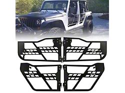 Steel Tube Doors; Front and Rear (07-18 Jeep Wrangler JK 4-Door)