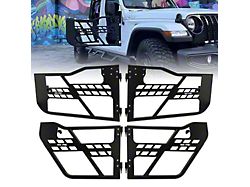 Steel Tube Doors; Front and Rear (18-26 Jeep Wrangler JL 4-Door)