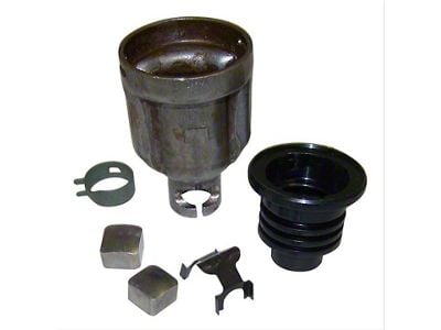 Steering shaft Coupling Kit; with Manual Steering (73-83 Jeep CJ5 & CJ7)