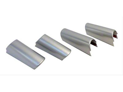 Steering Wheel Accents; Brushed Silver (07-10 Jeep Wrangler JK)