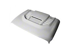 STM Style Ram Air Hood; Unpainted (18-25 Jeep Wrangler JL)