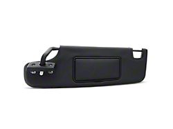 Sun Visor; Black; Driver Side (07-18 Jeep Wrangler JK)