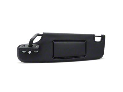 Sun Visor; Black; Driver Side (07-18 Jeep Wrangler JK)
