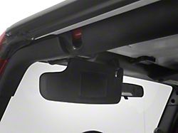 Sun Visor; Black; Driver Side (07-18 Jeep Wrangler JK)