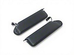 Sun Visors; Black (03-06 Jeep Wrangler TJ)