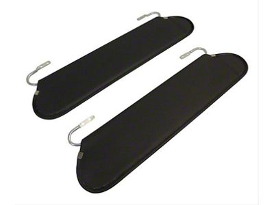 Sun Visors; Gray (72-86 Jeep CJ5 & CJ7)