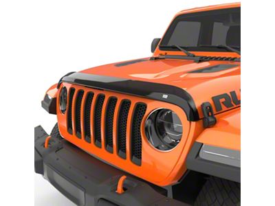 EGR Superguard Hood Guard; Dark Smoke (18-25 Jeep Wrangler JL)