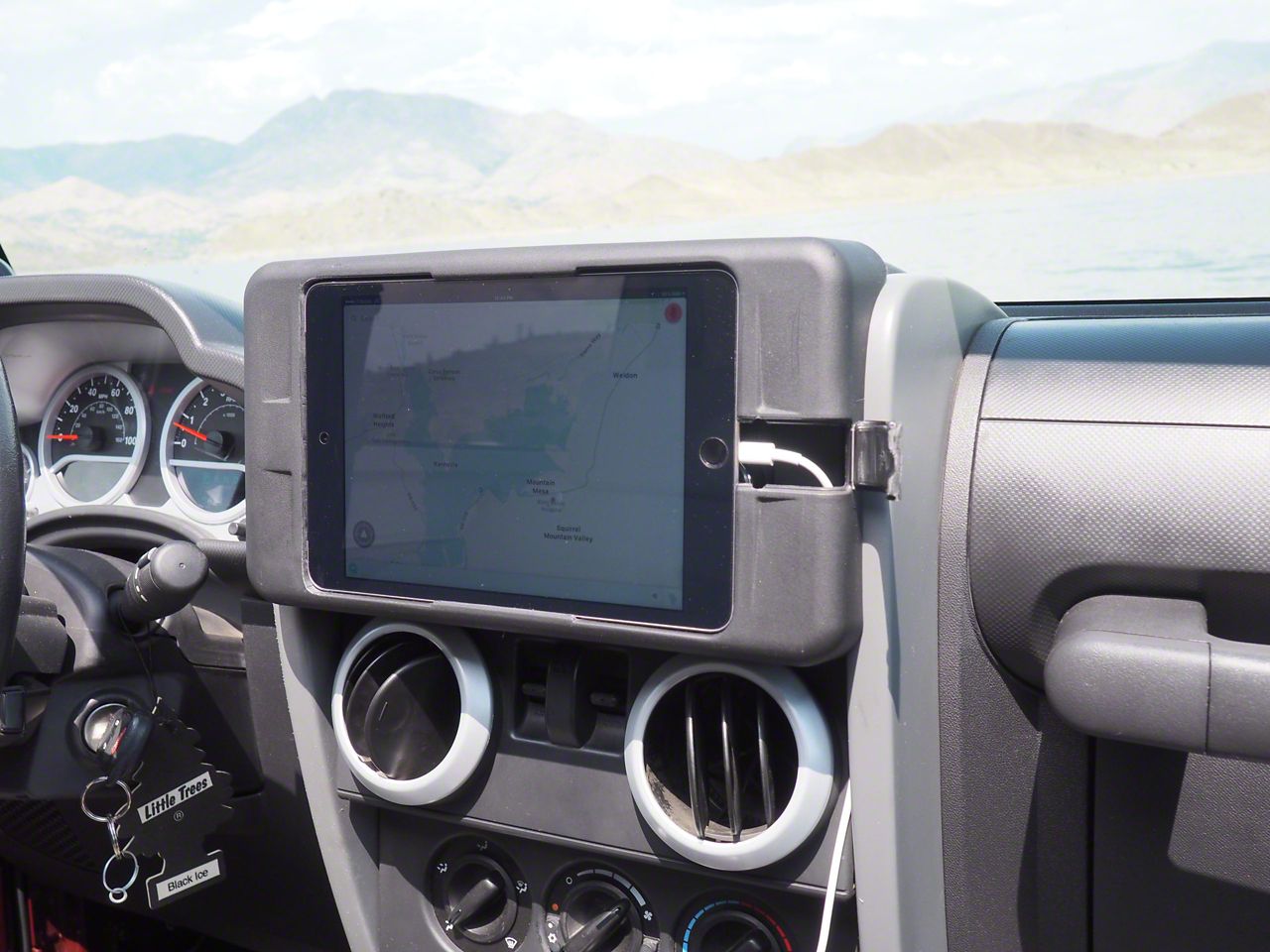 Jeep Wrangler Tablet Dash Kit for iPad Mini Gen 4 to 5 07 10 Jeep Wrangler JK Free Shipping