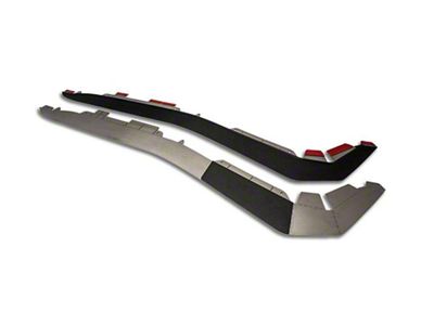 Tactical Fender Flares; Carbon Fiber; Stainless Steel; Wrapped Rear; 2-Piece (07-18 Jeep Wrangler JK)
