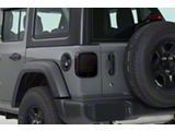 Tail Light Covers; Smoked (18-25 Jeep Wrangler JL w/ Factory Halogen Tail Lights)
