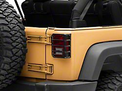 RedRock Tail Light Guards; Black (07-18 Jeep Wrangler JK)