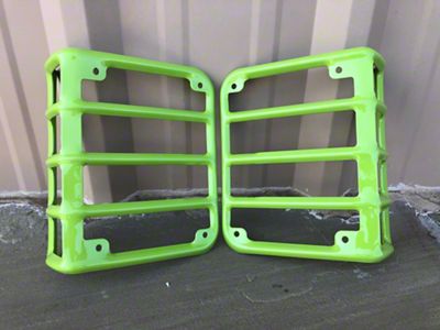 Tail Light Guards; Gecko (07-18 Jeep Wrangler JK)