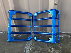Tail Light Guards; Hydro Blue (07-18 Jeep Wrangler JK)