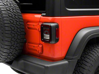 Tail Light Guards; Terrain (18-25 Jeep Wrangler JL w/ Factory Halogen Tail Lights)