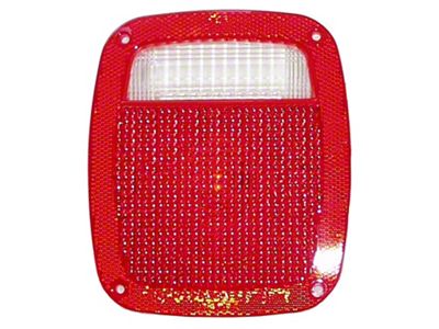 Tail Light Lens (76-06 Jeep CJ5, CJ7, Wrangler YJ & TJ)