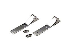 Tailgate Hinges; Polished (87-95 Jeep Wrangler YJ)