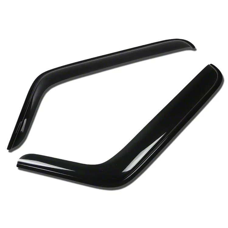 Auto Wind Deflectoren voor Jeep Wrangler 2007-2017,Acryl Auto Luchtdeflector Vizier Schaduw Wind Deflectors Zijruit lucht Deflectoren Auto Accessoires