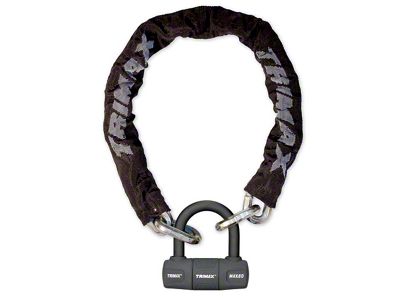 THEX Super Chain with 12mm Links and MAX60 Disc U-Lock; 3.25-Foot