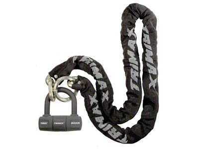 THEX Super Chain with 12mm Links and MAX60 Disc U-Lock; 5-Foot