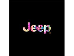 Jeep Licensed by TruShield Tie Dye Logo Tire Cover (87-06 Jeep Wrangler YJ & TJ)
