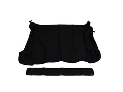 Tonneau Cover; Black Denim (97-06 Jeep Wrangler TJ, Excluding Unlimited)