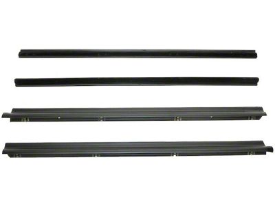Top Door Mounted Weatherstrip Seals (76-86 Jeep CJ7; 87-95 Jeep Wrangler YJ w/ Vent Windows)