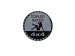 Topless Rated Badge (Universal; Some Adaptation May Be Required)